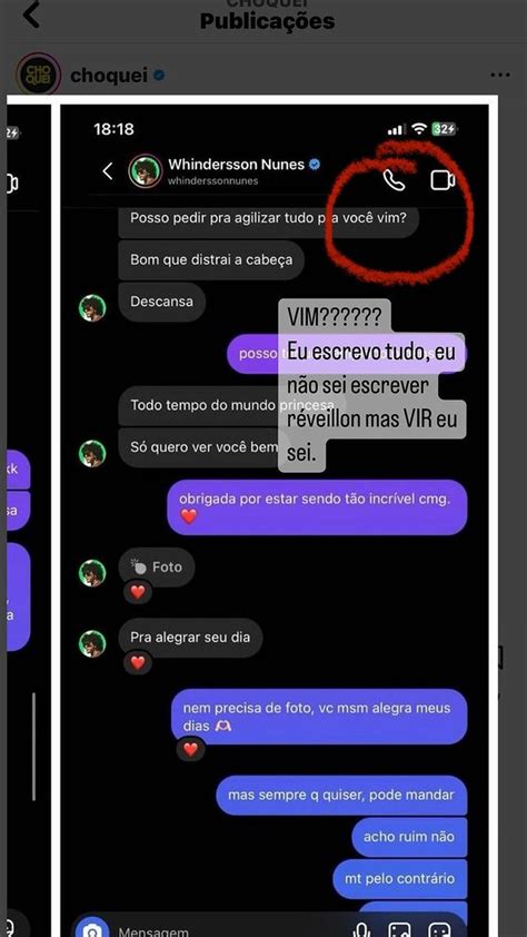 Ap S Conversas Vazadas Whindersson Nunes Se Pronuncia Sobre Boatos De