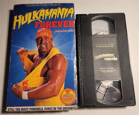 WWF Hulkamania Forever VHS Coliseum Video Wrestling 1990 Tested Etsy