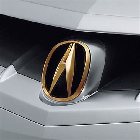 08f20 Stx 201 Acura Gold Emblem Kit Mdx Bernardi Parts Acura