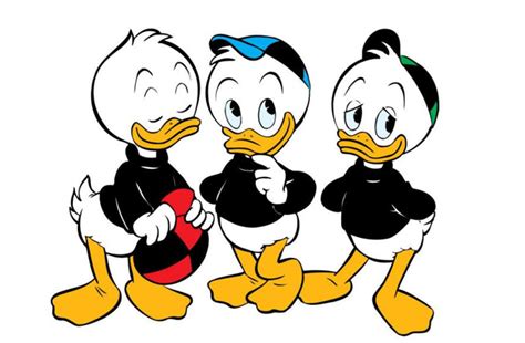 Donald Ducks Neffen Tick Trick Und Track Feiern Geburtstag