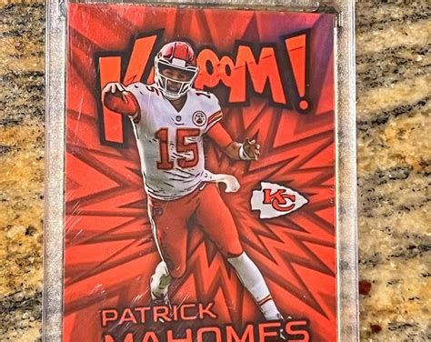 2022 Patrick Mahomes Red Refractor Kaboom - Etsy