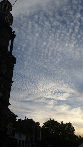 Prachtige Lucht In De Avond Schemering Lucht Schilder