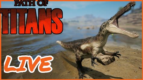 Path Of Titans Suchomimus Growth Youtube