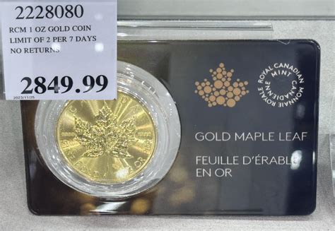 [Costco] Buy 1 oz Gold at Costco for $2849.99. Choice of Coin or Bar ...