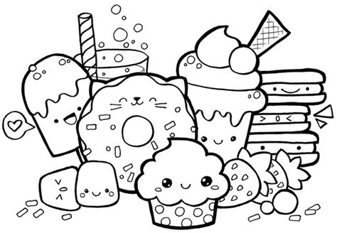 Desenhos Para Colorir Comidas Kawaii Pics Colorir Porn Sex Picture