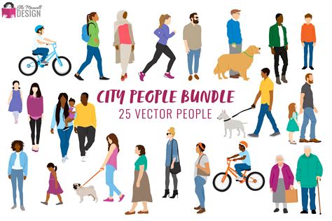 Vector People Bundle People Illustrations ~ Creative Market