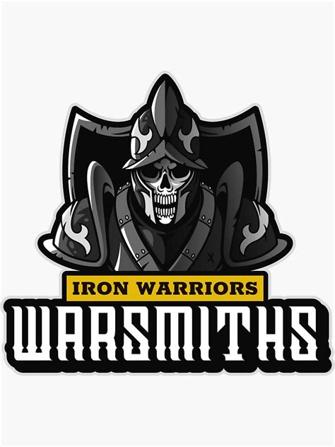 "Iron Warriors Warsmiths" Sticker for Sale by jhamlin21 | Redbubble