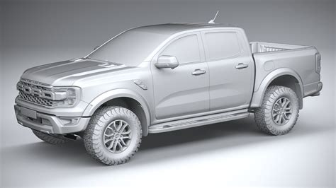 3d Ford Ranger Raptor 2023 Turbosquid 2004477