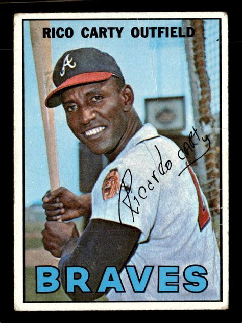 Topps Rico Carty Atlanta Braves Vintage Baseball Card Ebay