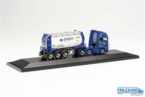 Herpa Ingo Dinges Volvo FH Globetrotter XL 6x2 Tank Container