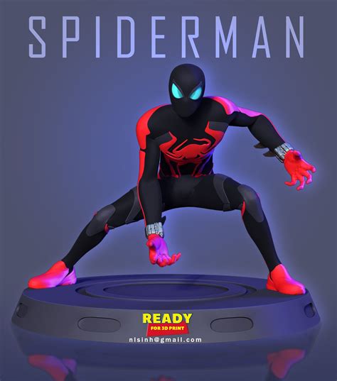 Descargar Archivo Spider Man Traje De Miles Morales 2099 Objeto