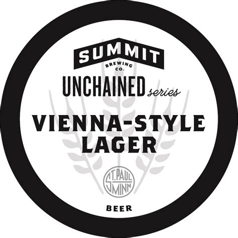 Beer Release Unchained Series Batch No 25 Vienna Style Lager Summit Brewing Company