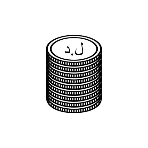 Libya Currency Icon Symbol, Libyan Dinar, LYD Sign. Vector Illustration ...