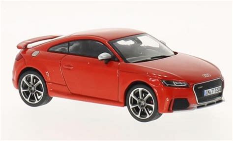 Coche Miniatura Audi TT 1 43 I IScale RS Rojo 2017 Coches Miniaturas Es