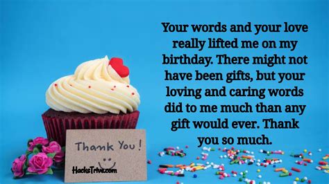 Emotional Thank You Message For Birthday Wishes - BIRTHDAY PWL