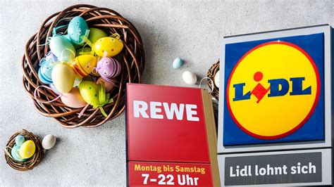 Öffnungszeiten an Ostern Wann kann man bei Rewe Aldi und Lidl einkaufen