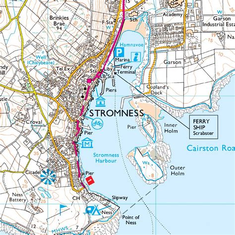 Orkney Ferry Routes Map