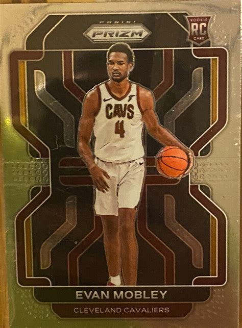 2021 22 Panini Prizm Basketball Evan Mobley Base Rookie Card 325 RC