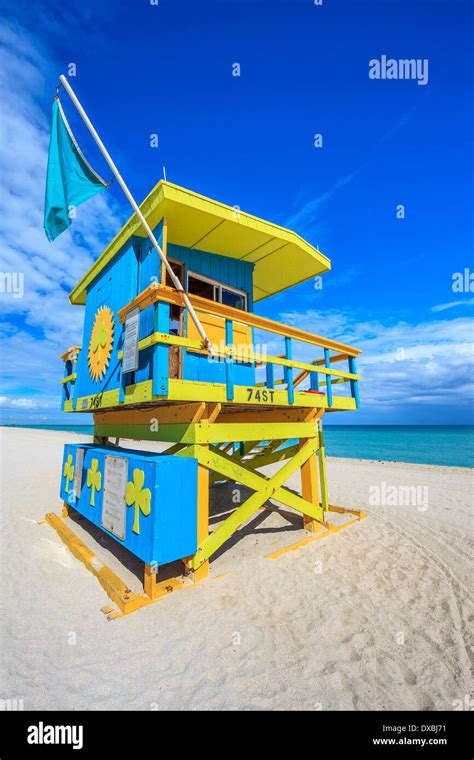 Lifeguard House In Miami Beach Hi Res Stock Photography And Images Alamy