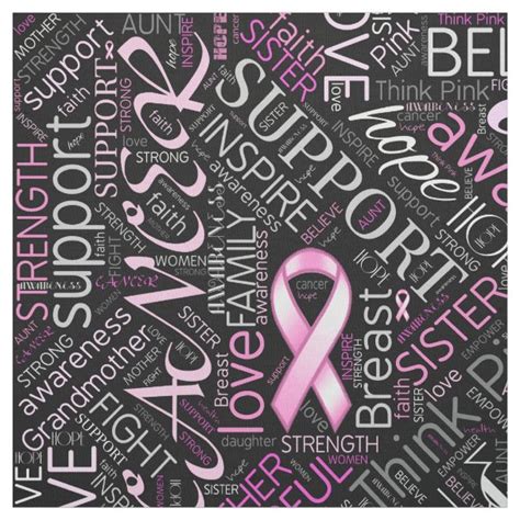 Breast Cancer Awareness Fabric