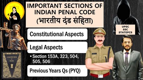 Indian Penal Code Important Sections For Upsc Cse Fundamental