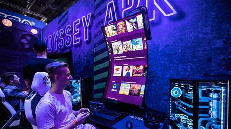 Samsung Showcases Odyssey Ark At Gamescom World S First 55 Inch Curved