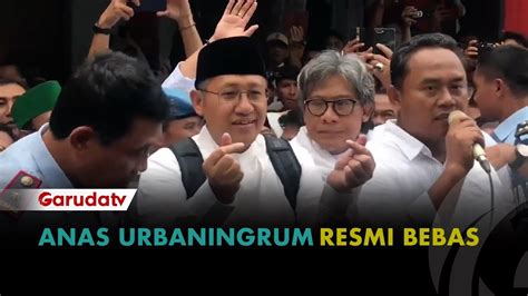 Ini Yang Dilakukan Pertama Kali Anas Urbaningrum Usai Menghirup Udara