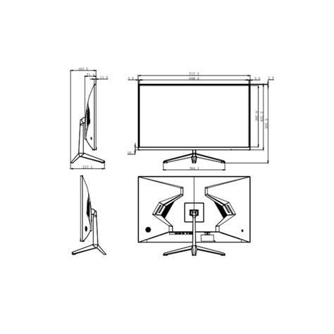 Mnt K Monitor Led Dise Ado Para Videovigilancia