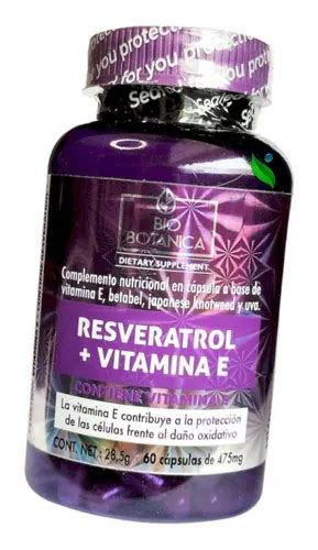 Resveratrol Mg X Dosis C Psulas Vitamina E Env O Gratis