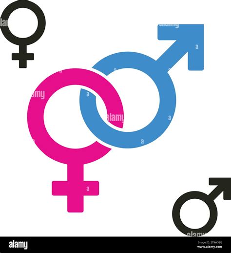 Female Male Gender Symbol Isolated Stock Vector Image And Art Alamy