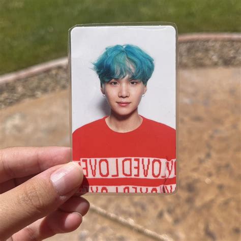 Bts Love Yourself Her Yoongi Suga Photocard Does Depop