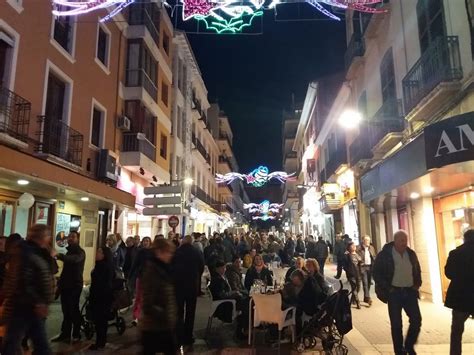 Multitudinaria Nit De La Llum En D Nia Con El Adelanto De Horario