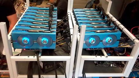 16 GPU Open Air Mining Rig YouTube