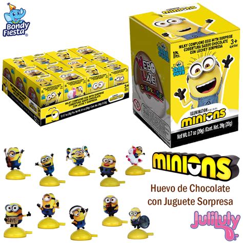 Huevo Sorpresa Minions Display X Unids Caja X Disp Julyluly