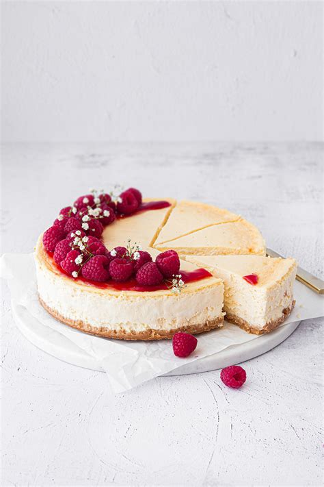 New York Cheesecake Mit Himbeeren Cuisine Rezept