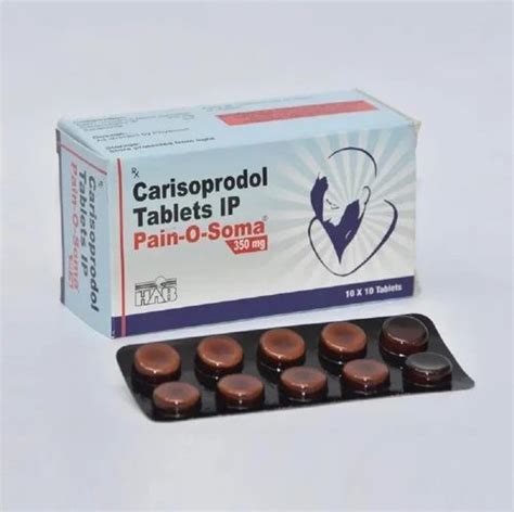 Carisoprodol Tablets Centurion Laboratories 10x10 At Rs 2000 Box In