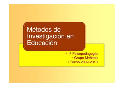 Calaméo Métodos De Investigación En La Educación