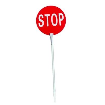 Stop Slow Traffic Sign With Aluminium Telescopic Handle Buy Now