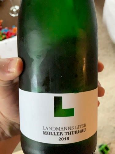 Weinhaus Peter Und Judit Landmann Landmanns Liter Müller Thurgau