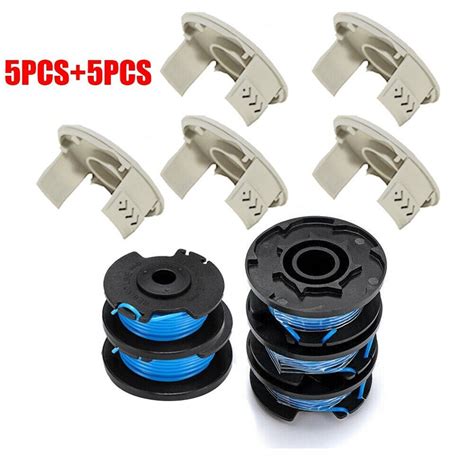 5 Set Spool Line Cap Cover For Ryobi RAC124 OLT1831S RLT1830H13