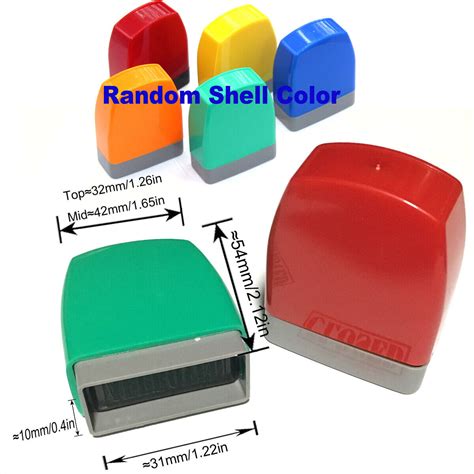 Personalise Business Accounting Stamp Custom Self Inking SCANNED PAID