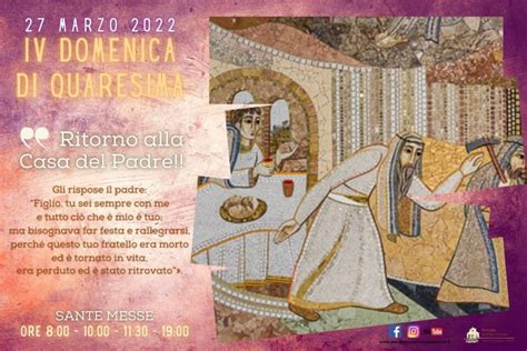 IV Domenica Di Quaresima Domenica 27 Marzo 2022 Parrocchia Sacro