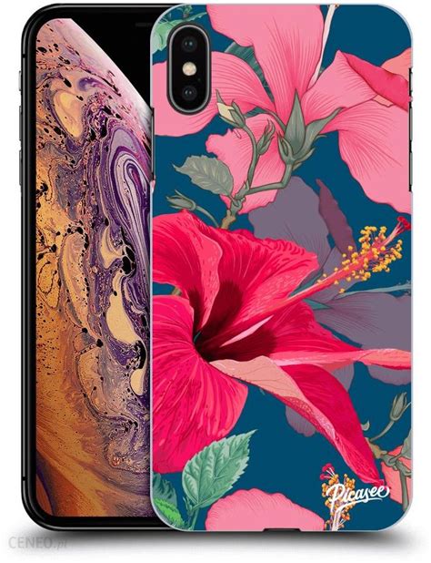 Picasee Silikonowe Przeźroczyste Etui Na Apple Iphone Xs Max Hibiscus Etui Na Telefon Ceny I