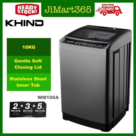 Khind Fully Auto Washing Machine Wm A Kg Mesin Basuh Hisense