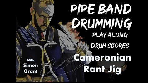 Cameronian Rant Jig Play Along Advanced Snare Drum Score Youtube