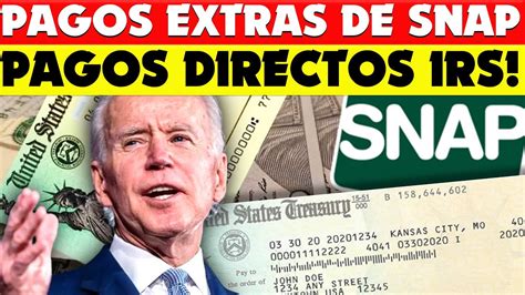 Pagos Extras Snap Ebt Pagos Adicionales A Varios Estados Irs