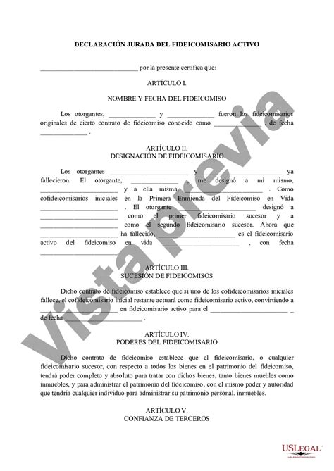 Oklahoma Declaración Jurada De Síndico Activo Declaración Jurada Doc