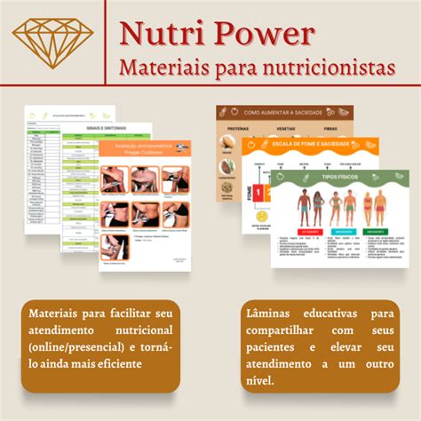 Nutri Power Materiais De Atendimento Para Nutricionistas Joselene