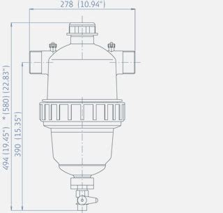 Amiad Plastic T Filter Lph C