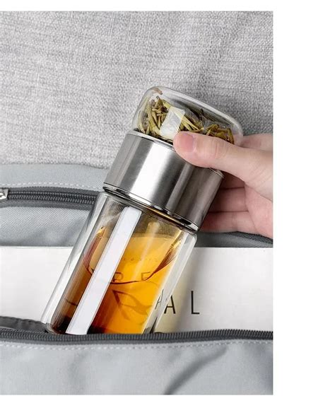 Бутылка для воды из боросиликатного стекла 420 мл | AliExpress